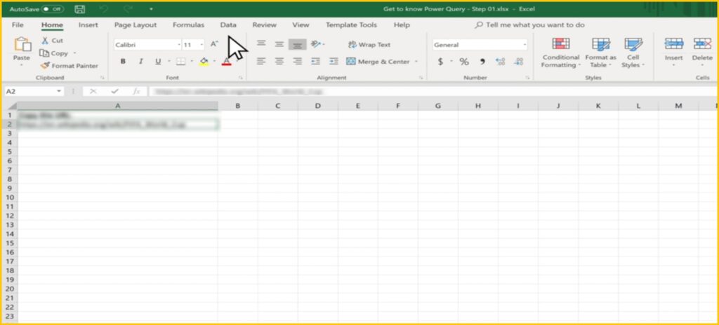 تصدير جداول الويب إلى برنامج Excel